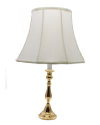 Candlestick Lamp-White